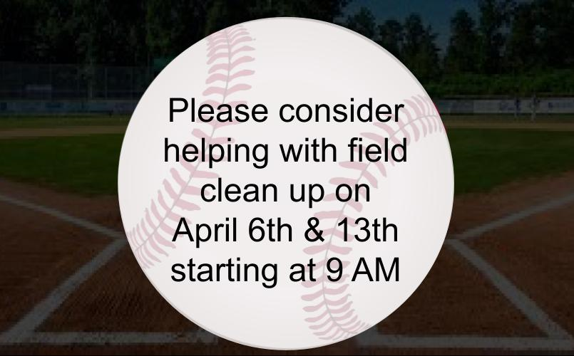 Field Clean Up Day!