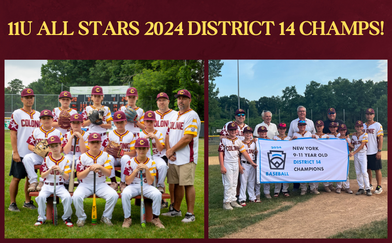 11U All Stars District 14 Champions